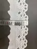 Tela de Algodón con Adorno de Encaje Blanco Crudo, Ropa Infantil Lolita Falda y Mangas con Accesorios de Encaje, Encaje de Origen Mediano y Grande
