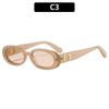 Gafas de Sol Ovaladas Retro de Moda para Mujer Verano Transfronterizas Europeas y Americanas de Moda Nuevas Gafas de Sol Gafas de Sol de Alta Gama