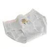 Calzones de algodón lindos y cómodos para niñas, amigables con la piel, cobertura total, antibacterianos 10A, entrepierna extendida, calzones tipo triángulo para estudiantes