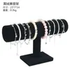 Estante de almacenamiento para joyas y relojes, expositor de pulseras y collares, soporte de cuello tipo maniquí para collares