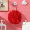 Pelota de Mano de Chenilla con Significado de Fruta Creativa Toalla de Mano Colgante de Cocina Creativa Toalla de Mano Absorbente de Secado Rápido