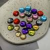 Atacado Fundo Plano Não Poroso Chanfrado Taiwan Acrílico Diamante Feito à Mão Adorno de Cabeça Base Banhada Material Diamante Acessórios