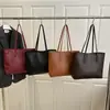 Bolso Tote Retro para Mujer 2025 Nueva Moda Trendy Bolso Coreano para Viaje Versátil Ins Gran Capacidad Bolso de Hombro Único