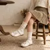 Zapatos para niñas con suelas suaves, nuevos zapatos de cuero de primavera y otoño para bebés, zapatos de guardería, zapatos para caminar para niños, zapatos sencillos para niños pequeños