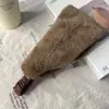Amazon Transfronterizo Otoño e Invierno Diadema Pelo Imitación Piel de Conejo Ala Ancha Cortavientos Accesorios para el Cabello Protección de Frente Invierno Diadema Elástica Cálida para Mujeres