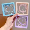 Pulseras para Niños, Exquisitas Pulseras de Perlas para Niñas, Pulseras de Juguete para Casa de Juegos de Niñas Pequeñas, Pulseras de Cristal para Mujeres, Regalos