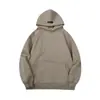 Moletom com Capuz de Veludo Estampado com Letras Estéreo Essentials Névoa Jaqueta Street Hip-Hop Juvenil Masculina e Feminina