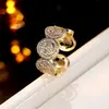 Pulsera Anillo Cara Sonriente para Mujer Moda Simple Decoración de Circonita Adecuado para Fiesta Pulsera al por Mayor