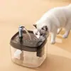 Novo Dispensador Automático de Água para Gatos Bebedouro para Gatos Bebedouro Circulante Fluxo Bomba de Água para Alimentação de Animais de Estimação Tigela de Água Bacia de Água
