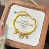 Pulsera de Mariposa de Esmalte de Goteo de Aceite Colorida, Fresca y Dulce, de Moda Original, Joyería de Mano de Alta Gama Exquisita y Versátil para Mujer