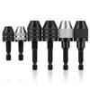 Portabrocas de cambio rápido hexagonal de 3 mordazas, 0.3-8 mm, múltiples especificaciones, portabrocas autoajustable para taladro helicoidal de motor 3.6