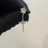 Nuevos Pendientes de Aro Huazi Originales Pequeños Multicolores para Mujer