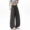 Pantalones casuales holgados de moda estilo americano para hombres y mujeres, adecuados para ir al trabajo, con una caída fluida, versátiles, adelgazantes, pantalones largos deportivos de pierna recta, pants deportivos para exteriores