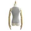 7373-24 primavera novo americana quente menina Sexy Stretch Slim gola quadrada fora do ombro casual alça estreita colete