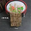 Decoração de Prato de Sashimi, Tiras de Bambu, Cerca de Bambu, Prato para Churrasco de Restaurante Japonês, Decoração de Prato, Decorações de Prato Estilo Japonês