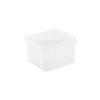 Caja de almacenamiento de clips para papel de escritorio de dormitorio, caja organizadora para estudio y oficina, clip de cola larga, caja organizadora para memorias USB, caja de almacenamiento para esponjas de maquillaje