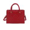 Bolso de Mano con Relieve de Moda para Mujer Bolso de Hombro de Nicho Tendencia Otoño Nuevo Bolso Cruzado Casual de Moda para Viajar
