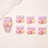 Kt Cat Desenho Animado Japonês Acessórios para Nail Art Fofo Resina 3D Peças Pequenas Materiais DIY Capa de Celular Decorações de Unha