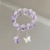 Explosões Super Fada Mori Cristal Lua Pulseira Feminina Design de Nicho Estudante Joker Cor Doce Pulseira de Namorada