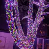 Gipsofila LED Estrela Estrela de Cinco Pontas Cordão de Luz Lanterna a Pilha Casamento Quarto Layout Externo Feriado Decoração de Natal