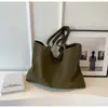 Bolsa Tote Grande de Ombro Feminina Estilo Japonês Nova Coleção Primavera 2026 Bolsa de Mão de Lona Simples e Elegante