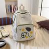 Mochila de Nuevo Estilo Japonés, de Aspecto Elegante, Fresca y Dulce, de Colores Caramelo, para Estudiantes de Secundaria y Preparatoria, Ligera, para Viaje, de Gran Capacidad
