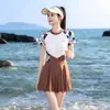 Trajes de Baño en Oferta para Mujer, Trajes de Baño de Nuevo Estilo Anti-Vergüenza, Cubre-Traje para Vacaciones en la Playa y Aguas Termales, Trajes de Baño Adelgazantes para Entrenamiento de Natación, Venta al por Mayor