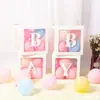 Caixa para balão BABY branca transparente spot decoração de cena de festa suprimentos LOVE caixa para balão de proposta aniversário fabricante