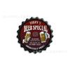 Avcan Bolo Personalizado Placa de Tampa de Garrafa de Cerveja Lata de Tampa de Garrafa de Cerveja Pintura de Pele de Ferro de Forma Especial
