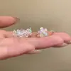Anillo de Flor Colorida Dopamina para Mujer, Anillo Abierto de Dedo Índice de Gama Alta de Nicho, Anillo Dulce Fresco de Verano