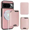 Compatible con Google Pixel 11ProXL Funda Magnética 2 en 1 para Teléfono 10/9A Ranura para Tarjeta Carga Inalámbrica Funda de Cuero
