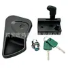 Conjunto de cerradura de puerta Volvo EC60, cerradura de puerta de cabina de excavadora, manija exterior de cerradura de puerta, piezas de excavadora VOLVO
