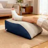 Nova Almofada Inflável para Pernas Colorida com Inclinação para Aliviar a Fadiga das Pernas, Almofada Espessa para Pernas, Almofada Inflável para Cintura, Almofada para Pés, Almofada de Cintura