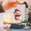 Pendente de Boneco de Neve Fofo de Natal Acrílico 2D Novo Produto Pingente de Decoração de Carro Plano Transfronteiriço Pingente de Chaveiro