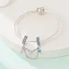 Contas Prateadas em Formato de Coração Mais Vendidas da Amazon com Coração de Amor Acessórios para Pulseira DIY em Formato de Coração para o Dia dos Namorados Chinês