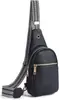 Bolso de Hombro de Cuero para Mujer Bolso Cruzado Bolso de Cintura Moda Casual Versátil Bolso de Pecho para Mujer Bolso Lion Ling