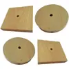 Base de Roble Sólido de Madera Base Portalamparas para Bricolaje Poste de Lámpara Accesorios de Iluminación para Lámpara de Mesa Redonda Cuadrada