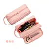 Bolsa de Maquillaje Impermeable de Gran Capacidad Portátil para Salidas Viajes de Mano Bolsa de Almacenamiento en Capas con Múltiples Compartimentos Tacto de Alta Gama Neceser
