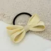 Goma para el pelo de lazo 3D de colores brillantes estilo coreano, Cuerda para coleta dulce y moderna, Banda elástica para el pelo versátil y elegante