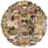 100 Pegatinas de Graffiti con Estampado de Leopardo, Personalizadas y Creativas, para Fundas de Teléfono, Equipaje, Álbumes, Decoración Impermeable y Carrocería de Coche