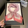 Bufanda de Algodón Lino Seda Artística Floral Elegante Nueva Primavera 2026 para Viajes Cotidianos, Uso en Capas, Bufanda de Cuello Fina Absorbente de Sudor para Mujer