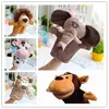 Juguete de Marioneta de Mano Guantes de Animal con Boca Móvil Mono de Peluche Cerdo Rosa Ventriloquismo Marioneta de Mano Calmante Niños Familia Educación Temprana