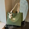 Bolsa de Lona de Gran Capacidad para Mujer 2026 Nuevo Estilo Moda Versátil Bolso de Hombro Único Bolso Cruzado para Estudiante Clase Viaje