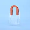 Bolsas Tote de PVC Transparente Prontas, Sacolas de Presente Personalizáveis, Quantidade Mínima de Pedido de Uma Peça, Pedidos Mistos Suportados