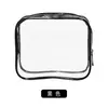 Bolsa de Tocador Transparente Transfronteriza, Bolsa Cosmética con Cremallera Conveniente, Bolsa de Almacenamiento para Artículos Varios de Aeropuerto, Bolsa Transparente de PVC Engrosado al por Mayor