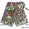 Estilo pequeños diamantes de imitación diseño DIY 6 yardas estampado batik juego de cera tela para ropa cera de cristal