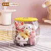 Banquito Almacenamiento para Niños, Juguetes de Peluche, Muñecas, Caja de Almacenamiento, Contenedor para Artículos Varios, Banquito de Almacenamiento Transparente