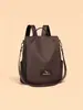 Mochila nueva de nailon 2026 para mujer, diseño simple y casual, adecuada para ir al trabajo, se puede usar como bolso de hombro o bolso cruzado, ligera, ideal para estudiantes