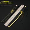 Periférico de anime Fengyun Espada Sable Roto Espada Cielo versión con cubierta de cuero modelo de arma juguete de aleación adornos hechos a mano 22cm