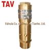 Válvula de Segurança A28X-16T Válvula de Segurança de Cobre para Compressor de Ar, Material de Latão, Vendas Diretas, Desempenho Seguro e Confiável